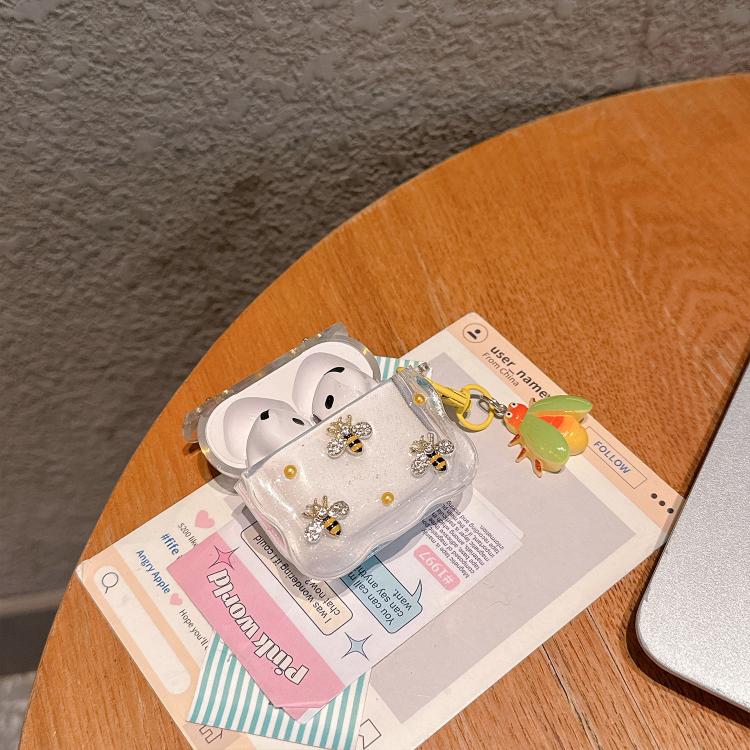Custodia per auricolari wireless Bluetooth Super-Fairy Gradient 3D Bee, For Airpods Pro 3, For Airpods Pro / Pro 2