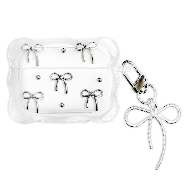 Custodia per auricolari Bluetooth wireless con fiocco femminile, For Airpods Pro 3, For Airpods Pro / Pro 2