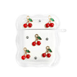 Custodia per auricolari Bluetooth wireless Girly Cherry, For Airpods 4, For Airpods 3, For Airpods 1 / 2