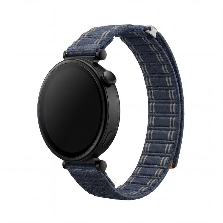 Cinturino per orologio in nylon con texture ondulata a sgancio rapido tramite pulsante., 18mm, 20mm, 22mm