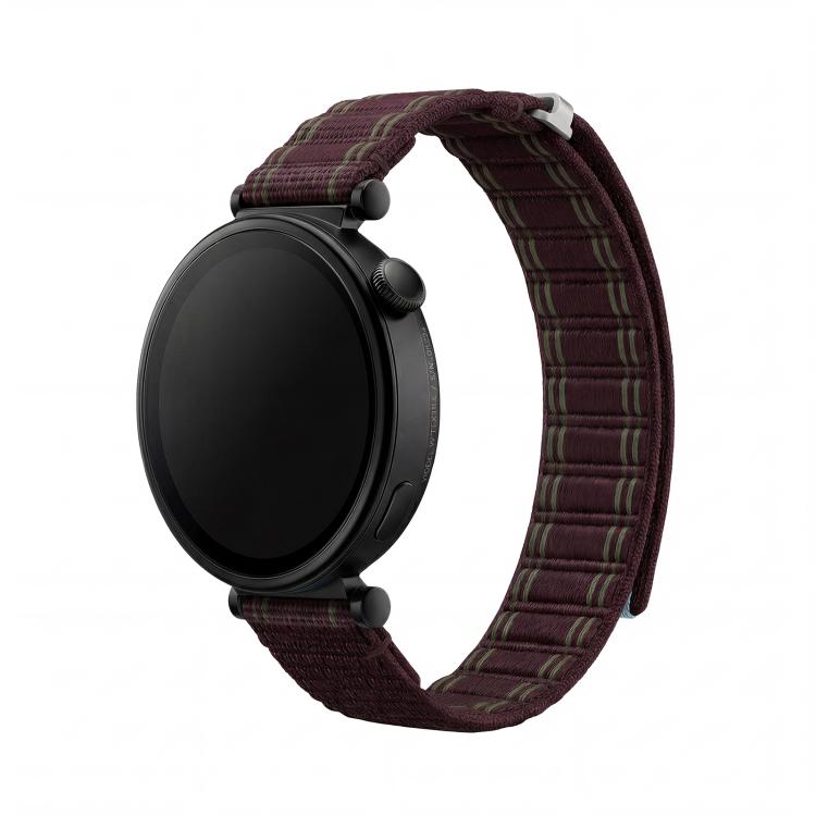 Cinturino per orologio in nylon con texture ondulata a sgancio rapido tramite pulsante., 18mm, 20mm, 22mm