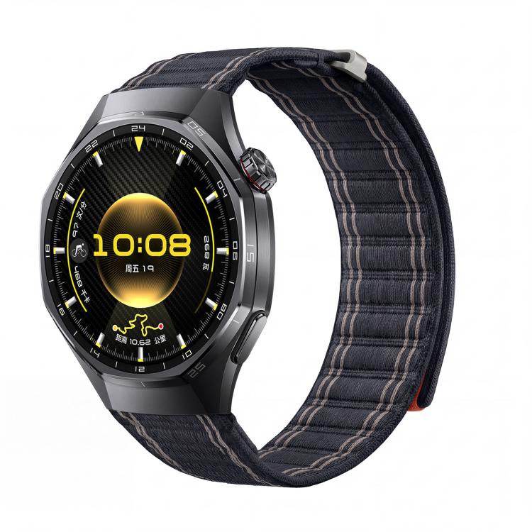 Cinturino per orologio in nylon con texture ondulata a sgancio rapido tramite pulsante., 18mm, 20mm, 22mm
