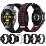 Cinturino per orologio in nylon con texture ondulata a sgancio rapido tramite pulsante., 18mm, 20mm, 22mm