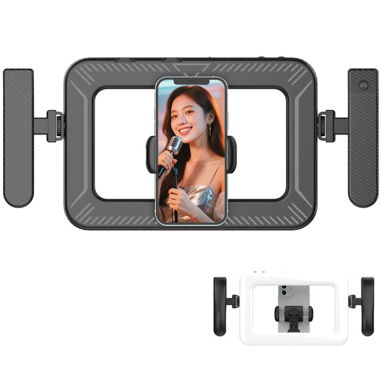 K03 Supporto per telecomando Bluetooth per telefono, luce ad anello portatile con LED a 3 temperature di colore