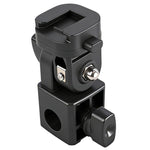 Y079 Luce di riempimento per fotocamera/telefono, supporto girevole a 180 gradi, attacco a slitta con vite da 1/4