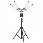 Lampada LED fotografica 65W regolabile con telecomando