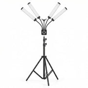 HD-150XJ 3200K-5600K Adjustable Remote Control 65W LED Photography Light 4-Arm Fill Light, US Plug, EU Plug, UK Plug, AU Plug