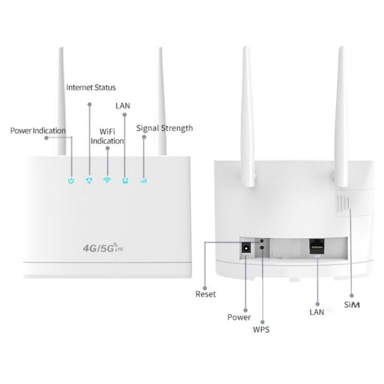 R311 Pro SIM Card WiFi Router 300Mbps Wireless Mobile Hotspot CPE 4G LTE Router, Style 2