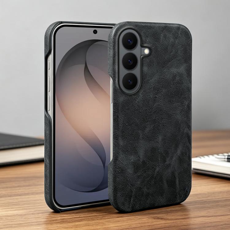 Cover posteriore per telefono in ecopelle con chiusura magnetica Retro-skin., For Galaxy S26+ 5G, For Galaxy S26 Ultra 5G, For Galaxy S26 5G