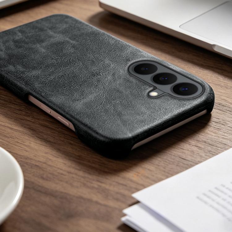 Cover posteriore per telefono in ecopelle con chiusura magnetica Retro-skin., For Galaxy S26+ 5G, For Galaxy S26 Ultra 5G, For Galaxy S26 5G