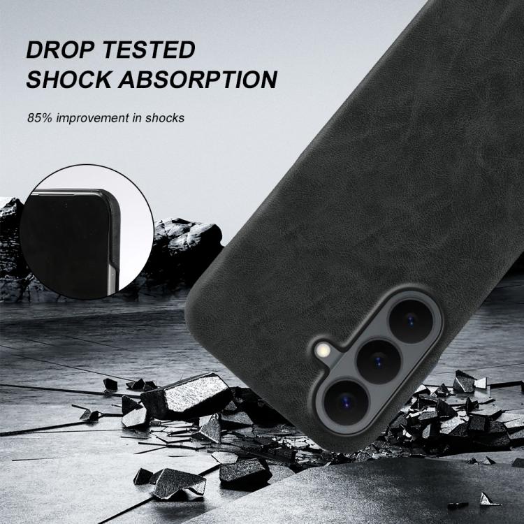 Cover posteriore per telefono in ecopelle con chiusura magnetica Retro-skin., For Galaxy S26+ 5G, For Galaxy S26 Ultra 5G, For Galaxy S26 5G