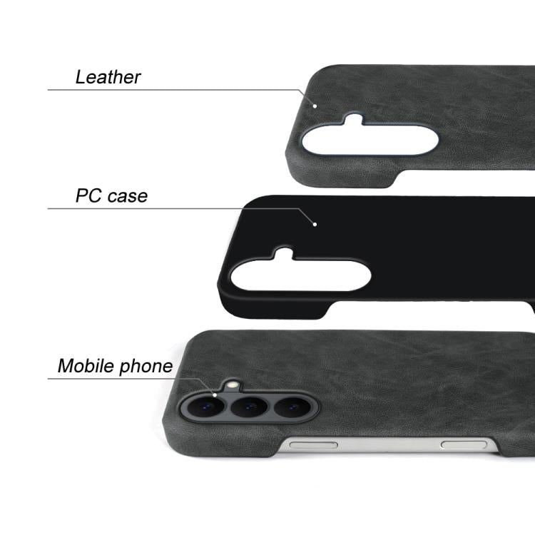 Cover posteriore per telefono in ecopelle con chiusura magnetica Retro-skin., For Galaxy S26+ 5G, For Galaxy S26 Ultra 5G, For Galaxy S26 5G