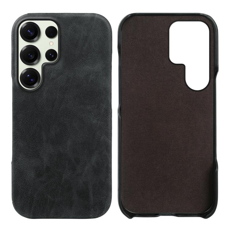 Cover posteriore per telefono in ecopelle con chiusura magnetica Retro-skin., For Galaxy S25 Ultra 5G, For Galaxy S24 FE 5G, For Galaxy A55 5G