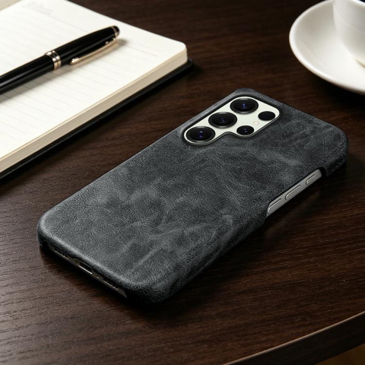 Cover posteriore per telefono in ecopelle con chiusura magnetica Retro-skin., For Galaxy S25 Ultra 5G, For Galaxy S24 FE 5G, For Galaxy A55 5G