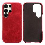 Cover posteriore per telefono in ecopelle con chiusura magnetica Retro-skin., For Galaxy S25 Ultra 5G, For Galaxy S24 FE 5G, For Galaxy A55 5G