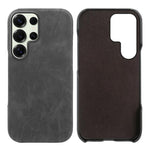 Cover posteriore per telefono in ecopelle con chiusura magnetica Retro-skin., For Galaxy S25 Ultra 5G, For Galaxy S24 FE 5G, For Galaxy A55 5G