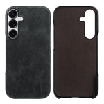 Cover posteriore per telefono in ecopelle con chiusura magnetica Retro-skin., For Galaxy S25 Edge 5G, For Galaxy S25 5G, For Galaxy S25+ 5G