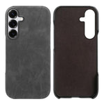 Cover posteriore per telefono in ecopelle con chiusura magnetica Retro-skin., For Galaxy S25 Edge 5G, For Galaxy S25 5G, For Galaxy S25+ 5G