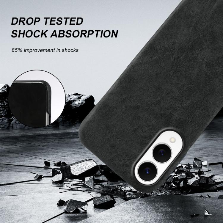 Cover posteriore per telefono in ecopelle con chiusura magnetica Retro-skin., For Galaxy S25 Edge 5G, For Galaxy S25 5G, For Galaxy S25+ 5G