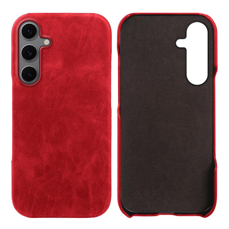 Cover posteriore per telefono in ecopelle con chiusura magnetica Retro-skin., For Galaxy S25 Ultra 5G, For Galaxy S24 FE 5G, For Galaxy A55 5G