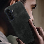 Cover posteriore per telefono in ecopelle con chiusura magnetica Retro-skin., For Galaxy A57 5G, For Galaxy A37, For Galaxy S25 FE 5G