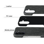 Cover posteriore per telefono in ecopelle con chiusura magnetica Retro-skin., For Galaxy A57 5G, For Galaxy A37, For Galaxy S25 FE 5G