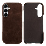 Cover posteriore per telefono in ecopelle con chiusura magnetica Retro-skin., For Galaxy S25 Ultra 5G, For Galaxy S24 FE 5G, For Galaxy A55 5G