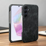 Cover posteriore per telefono in ecopelle con chiusura magnetica Retro-skin., For Galaxy A35 5G, For Galaxy A25 5G Global, For Galaxy A33 5G