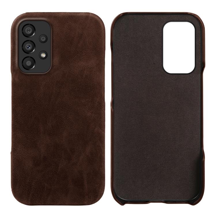 Cover posteriore per telefono in ecopelle con chiusura magnetica Retro-skin., For Galaxy A35 5G, For Galaxy A25 5G Global, For Galaxy A33 5G