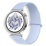 Cinturino per orologio in silicone con motivo litchi e chiusura magnetica, 18mm