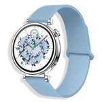 Cinturino per orologio in silicone con motivo litchi e chiusura magnetica, 18mm
