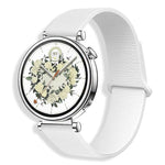 Cinturino per orologio in silicone con motivo litchi e chiusura magnetica, 20mm