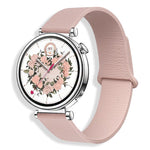 Cinturino per orologio in silicone con motivo litchi e chiusura magnetica, 20mm