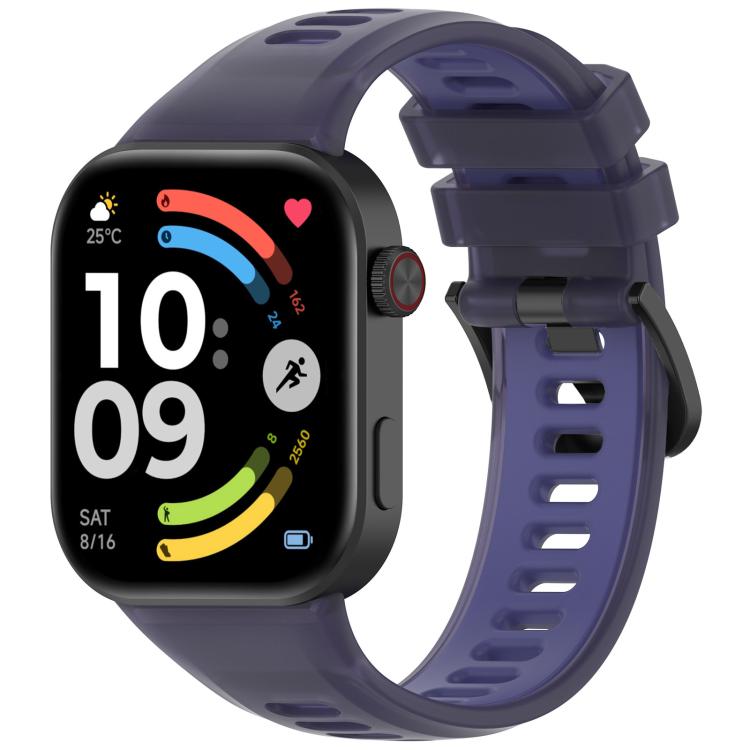 Cinturino per orologio in silicone traslucido effetto gelatina, For Xiaomi Band  10 Pro / Redmi Watch 6 / 5