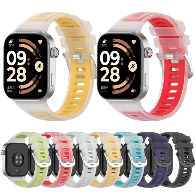 Cinturino per orologio in silicone traslucido effetto gelatina, For Xiaomi Band  10 Pro / Redmi Watch 6 / 5