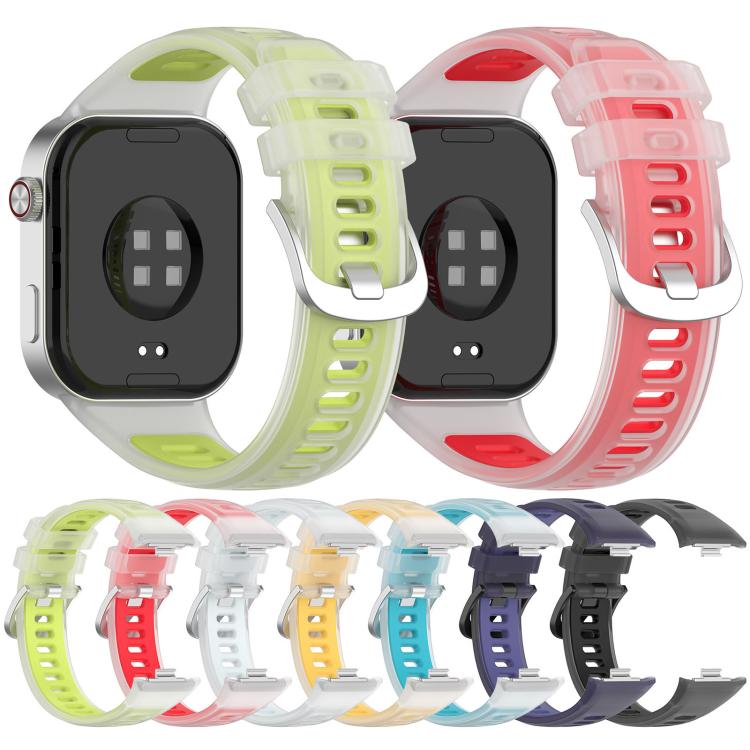 Cinturino per orologio in silicone traslucido effetto gelatina, For Xiaomi Band  10 Pro / Redmi Watch 6 / 5