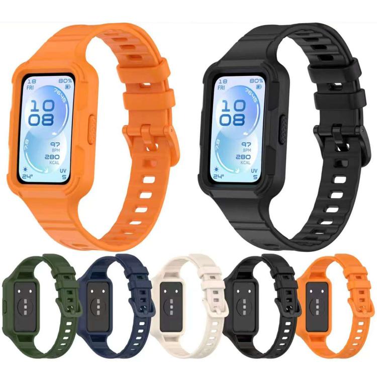 Cinturino per orologio in silicone tinta unita con armatura integrata., For Huawei Band 11 Pro / 11 Pro NFC, For Huawei Band 11 / 11 NFC