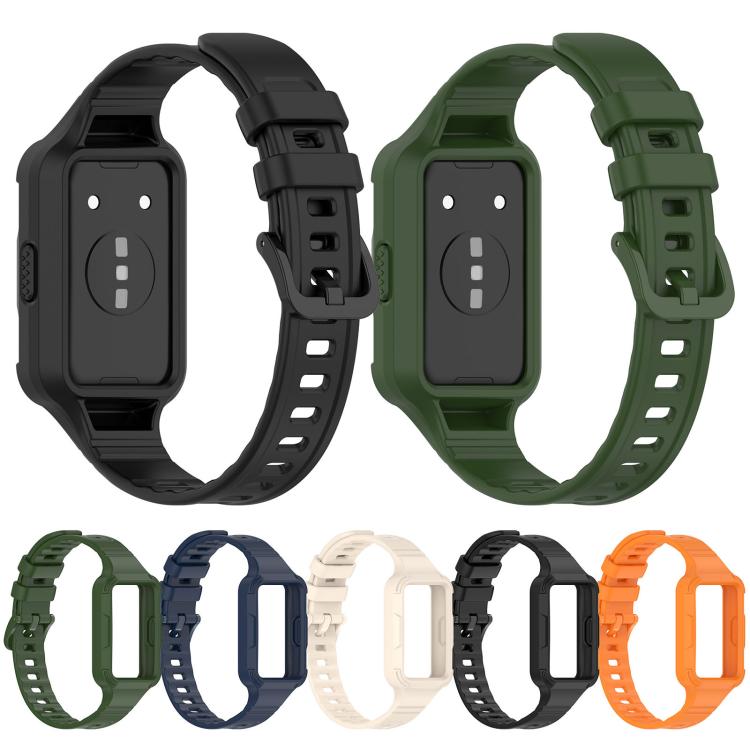 Cinturino per orologio in silicone tinta unita con armatura integrata., For Huawei Band 11 Pro / 11 Pro NFC, For Huawei Band 11 / 11 NFC
