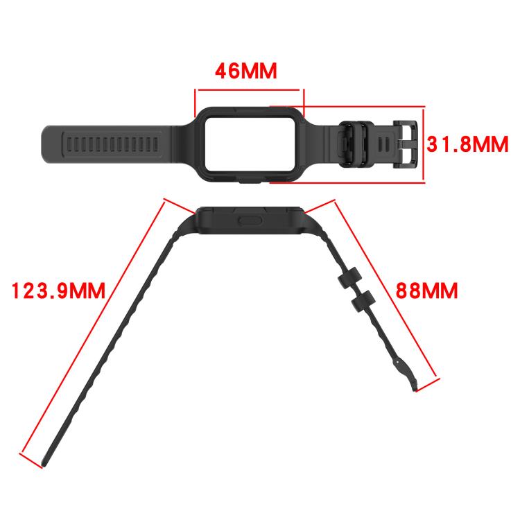 Cinturino per orologio in silicone tinta unita con armatura integrata., For Huawei Band 11 Pro / 11 Pro NFC, For Huawei Band 11 / 11 NFC
