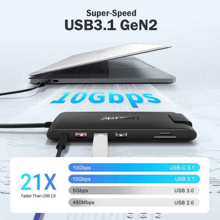 Docking station Lemorele TC96 Type-C con HDMI 4K e Ethernet