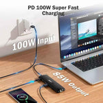 Docking station Lemorele TC96 Type-C con HDMI 4K e Ethernet