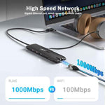 Docking station Lemorele TC96 Type-C con HDMI 4K e Ethernet