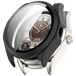 Pellicola in vetro temperato integrata nella custodia protettiva per orologio in PC, For Huawei Watch Buds 2