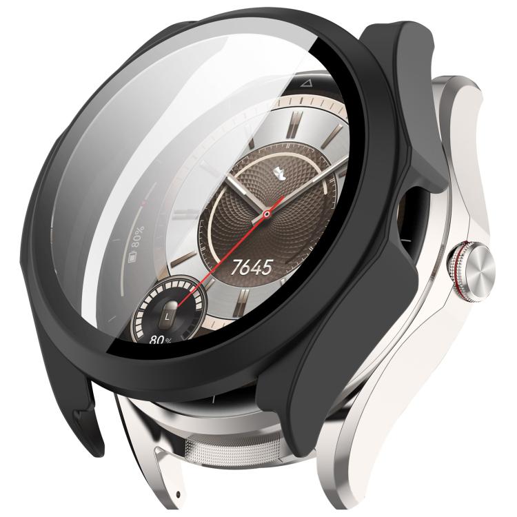 Pellicola in vetro temperato integrata nella custodia protettiva per orologio in PC, For Huawei Watch Buds 2