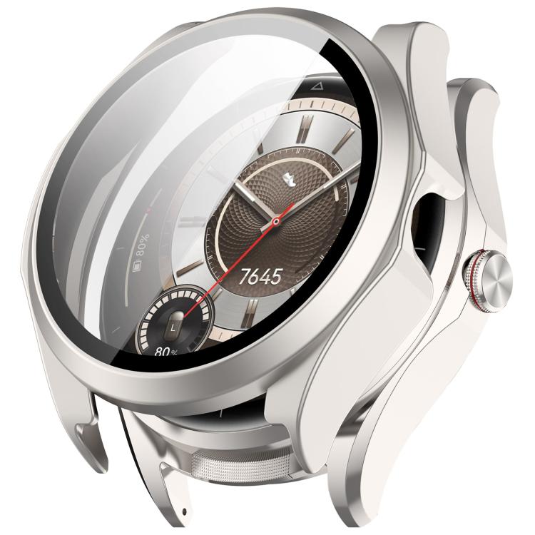 Pellicola in vetro temperato integrata nella custodia protettiva per orologio in PC, For Huawei Watch Buds 2