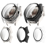 Pellicola in vetro temperato integrata nella custodia protettiva per orologio in PC, For Huawei Watch Buds 2