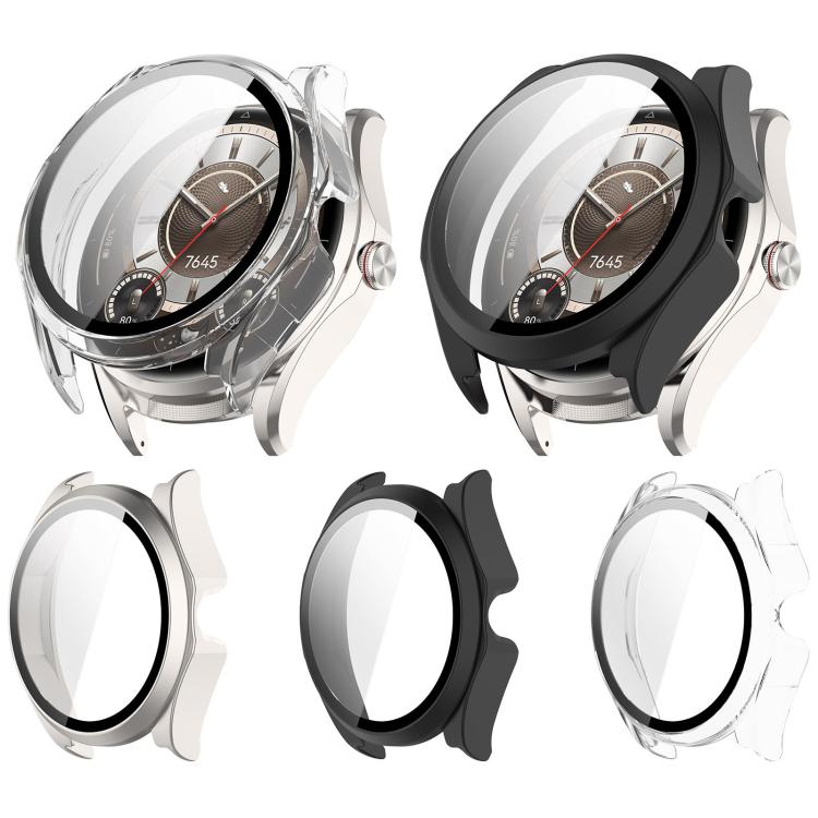 Pellicola in vetro temperato integrata nella custodia protettiva per orologio in PC, For Huawei Watch Buds 2