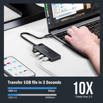 Docking station Lemorele TC92 9 in 1 con display 4K, Ethernet, alimentatore PD da 100 W e connettore portatile.
