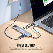 Docking station Lemorele TC19L Plus 8 in 1 con display 4K, Ethernet e alimentatore PD da 100 W.