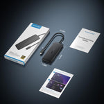 Docking station Lemorele TC510 7 in 1 con display 4K, adattatore portatile ad alta velocità da 100 W PD.